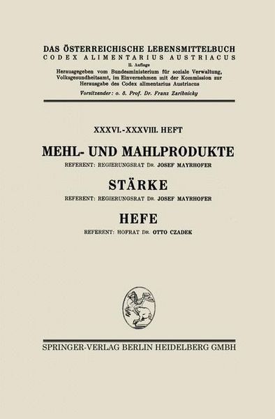 Produktbild: Mehl- und Mahlprodukte. St&auml;rke. Hefe