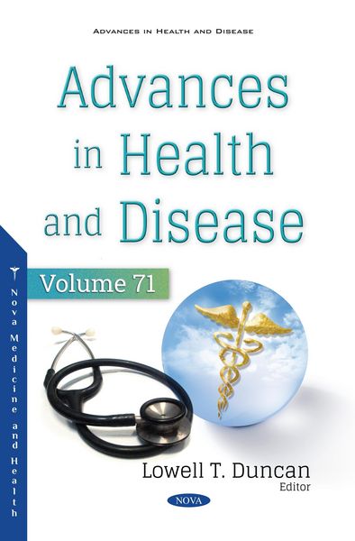 Produktbild: Advances in Health and Disease. Volume 71