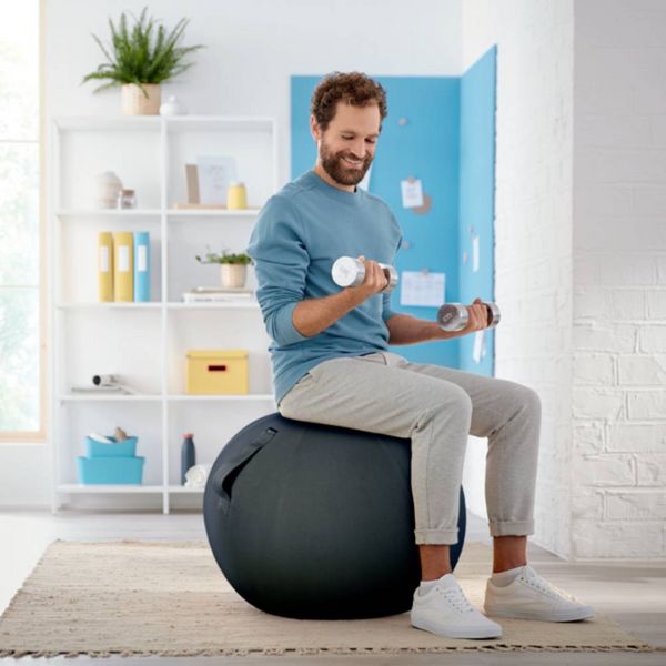 Produktbild: LEITZ&reg; Sitzball Ergo Cosy Active, samtgrau