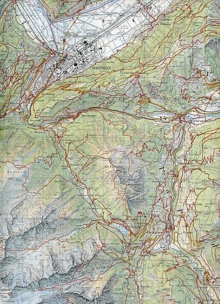 Produktbild: Swisstopo 1 : 50 000 Martigny