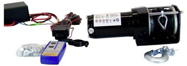 Produktbild: Berger & Schr&ouml;ter Seilwinde 31778 Zugkraft (rollend)=2.722kg Funk-Fernbedienung