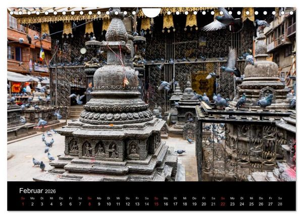 Produktbild: Nepal-Das Kathmandu-Tal nach dem Beben (Wandkalender 2026 DIN A4 quer), CALVENDO Monatskalender