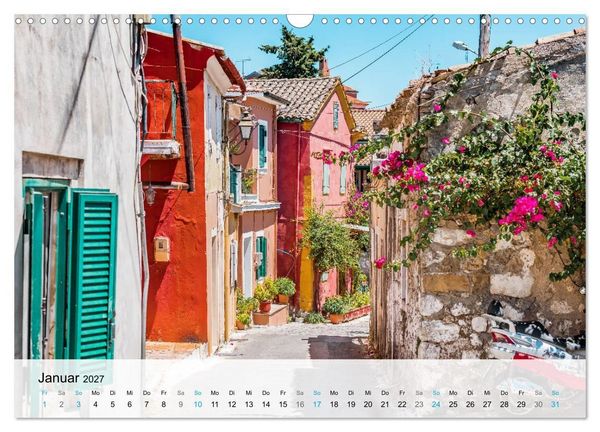 Produktbild: Insel Korfu - Trauminsel im Ionischen Meer (Wandkalender 2027 DIN A3 quer), CALVENDO Monatskalender