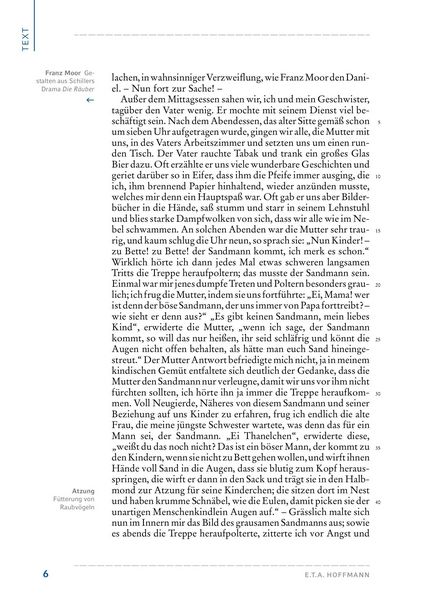 Produktbild: Der Sandmann von E. T. A. Hoffmann (Textausgabe)