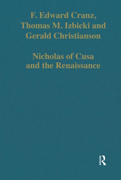 Produktbild: Nicholas of Cusa and the Renaissance