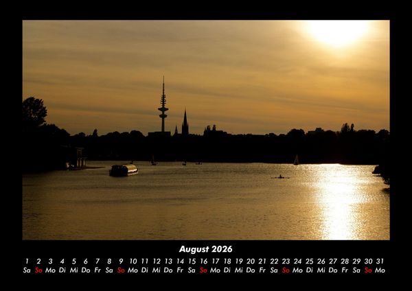Produktbild: Hamburg 2026 Fotokalender DIN A3