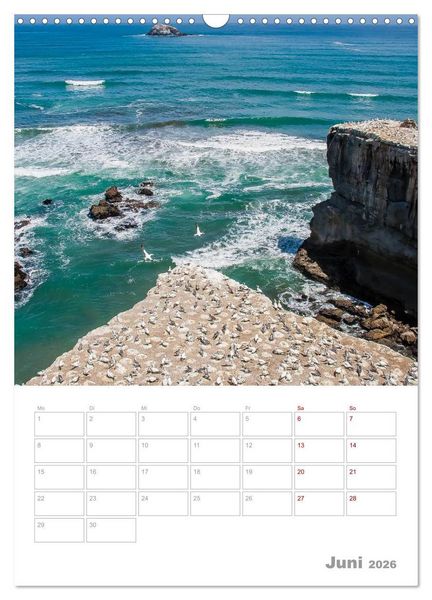 Produktbild: Kalenderplaner g'day Neuseeland 2026 (Wandkalender 2026 DIN A3 hoch), CALVENDO Monatskalender
