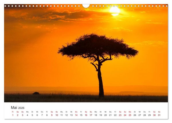 Produktbild: Kenia - Eine Entdeckungsreise durch das Land im Osten Afrikas (Wandkalender 2026 DIN A3 quer), CALVENDO Monatskalender