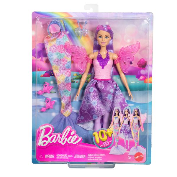 Produktbild: Barbie 3-in-1 Fantasy Puppe