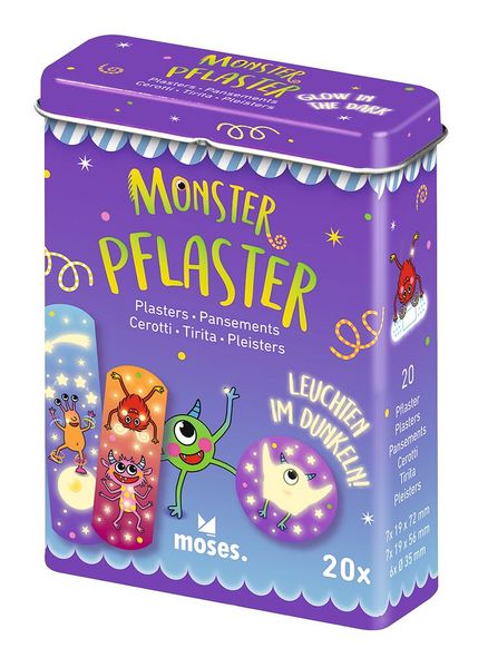 Produktbild: Monster Nachtleuchtende Pflaster