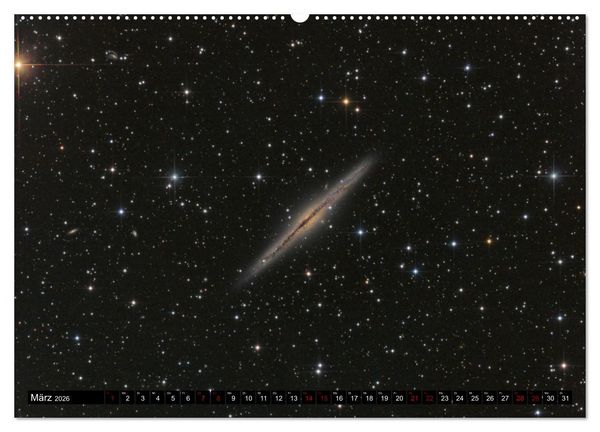 Produktbild: Galaxien im Universum (hochwertiger Premium Wandkalender 2026 DIN A2 quer), Kunstdruck in Hochglanz