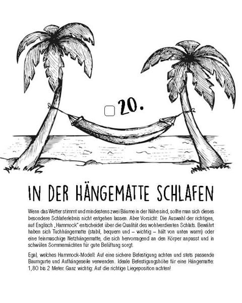 Produktbild: Die Bucket List f&uuml;r Camper