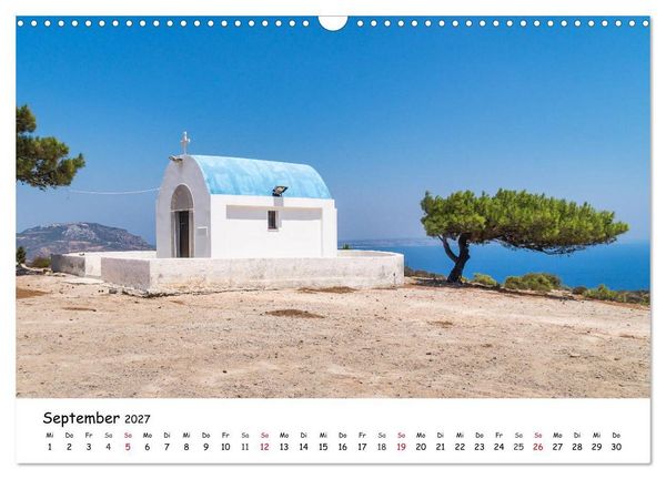 Produktbild: Kos 2027 (Wandkalender 2027 DIN A3 quer), CALVENDO Monatskalender