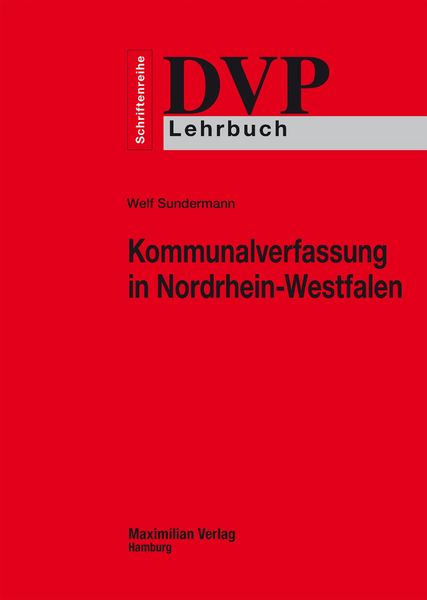 Produktbild: Kommunalverfassung in Nordrhein-Westfalen