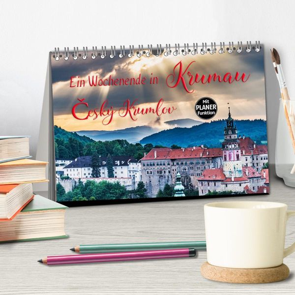 Produktbild: Ein Wochenende in Krumau (Tischkalender 2026 DIN A5 quer), CALVENDO Monatskalender