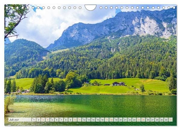 Produktbild: Berchtesgadener Land - Welt der Berge und Seen (Wandkalender 2027 DIN A4 quer), CALVENDO Monatskalender