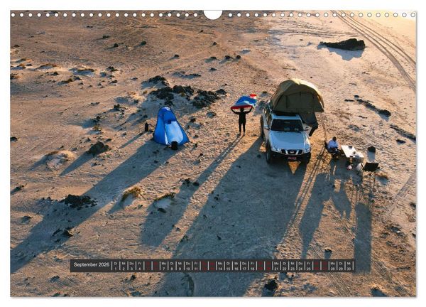 Produktbild: OMAN Offroad Travel Log (Wandkalender 2026 DIN A3 quer), CALVENDO Monatskalender
