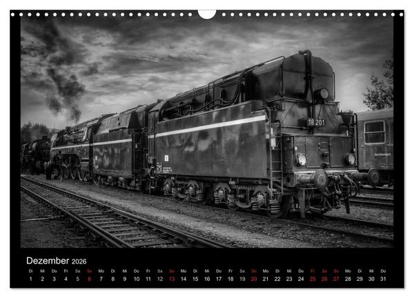 Produktbild: Dampflokomotiven (Wandkalender 2026 DIN A3 quer), CALVENDO Monatskalender
