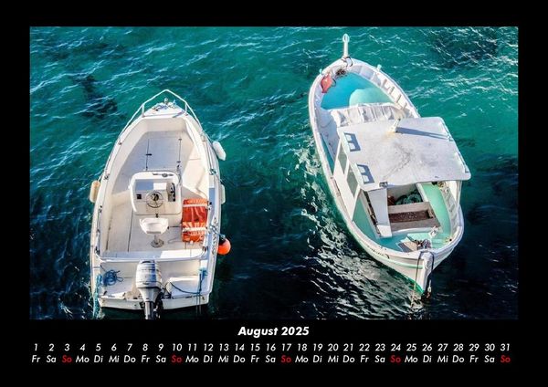 Produktbild: Boote 2025 Fotokalender DIN A3