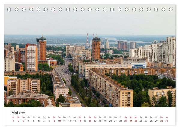 Produktbild: Ukraine - Ein wundervolles Land. (Tischkalender 2026 DIN A5 quer), CALVENDO Monatskalender