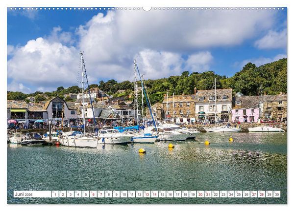 Produktbild: Cornwall - Malerische Landschaften mit grandiosen K&uuml;sten (Wandkalender 2026 DIN A2 quer), CALVENDO Monatskalender