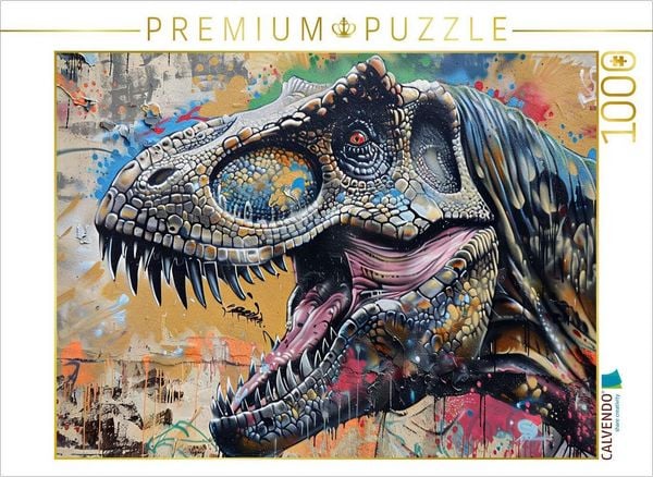 Produktbild: CALVENDO Puzzle T-Rex | 1000 Teile Lege-Gr&ouml;&szlig;e 64x48cm Foto-Puzzle f&uuml;r gl&uuml;ckliche Stunden