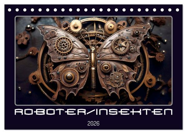 Produktbild: Roboterinsekten (Tischkalender 2026 DIN A5 quer), CALVENDO Monatskalender