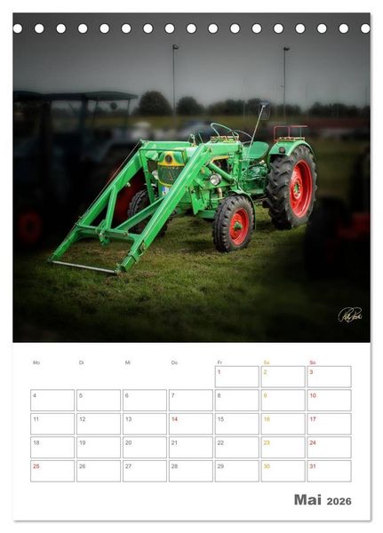 Produktbild: Oldtimer - mein Trecker (Tischkalender 2026 DIN A5 hoch), CALVENDO Monatskalender