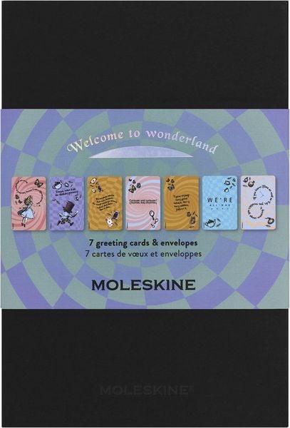 Produktbild: Moleskine Alice im Wunderland Postkarten (7 St&uuml;ck)