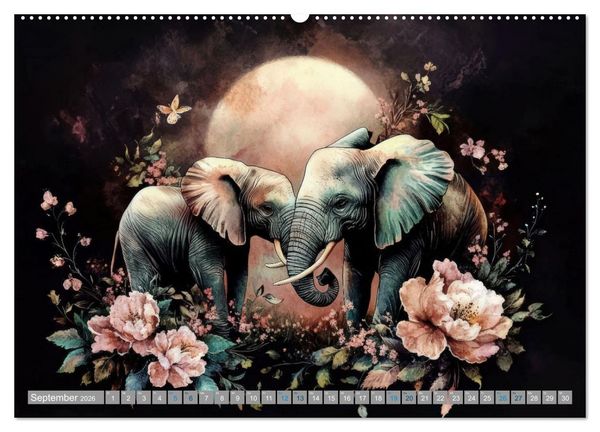 Produktbild: Farbenfrohe Giganten (hochwertiger Premium Wandkalender 2026 DIN A2 quer), Kunstdruck in Hochglanz