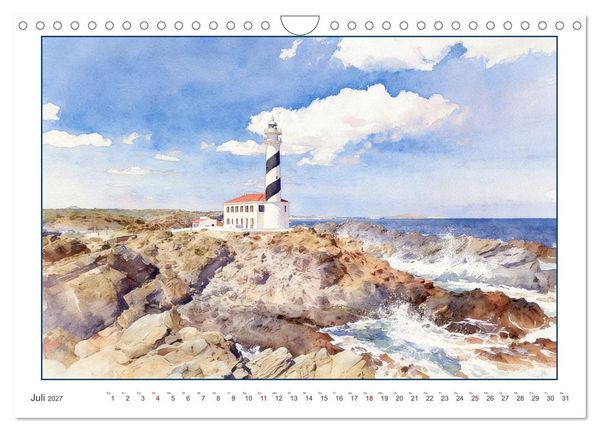 Produktbild: Beschauliches Menorca (Wandkalender 2027 DIN A4 quer), CALVENDO Monatskalender