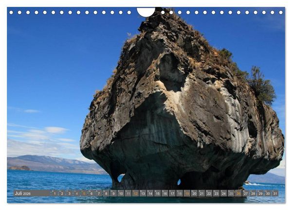 Produktbild: Patagonien, Gletscher, Berge und unendliche Weiten (Wandkalender 2026 DIN A4 quer), CALVENDO Monatskalender