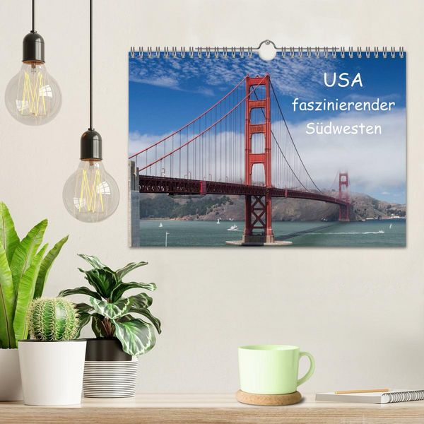 Produktbild: USA - faszinierender S&uuml;dwesten / CH-Version (Wandkalender 2026 DIN A4 quer), CALVENDO Monatskalender