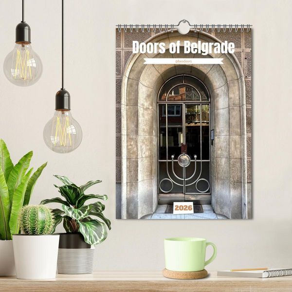 Produktbild: Doors of Belgrade (Wall Calendar 2026 DIN A4 portrait), CALVENDO 12 Month Wall Calendar