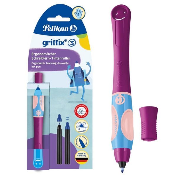 Produktbild: Pelikan Tintenroller griffix RH sweetberry Blister