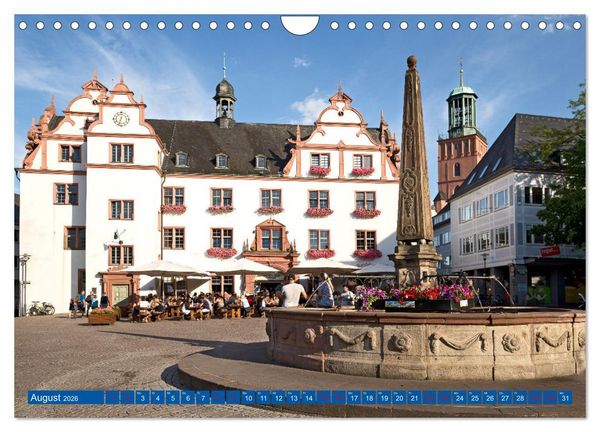 Produktbild: Darmstadt - Mathildenh&ouml;he und Altstadt (Wandkalender 2026 DIN A4 quer), CALVENDO Monatskalender