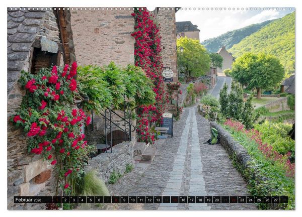Produktbild: Conques ist eine wichtige Station am franz&ouml;sischen Jakobsweg (Wandkalender 2026 DIN A2 quer), CALVENDO Monatskalender