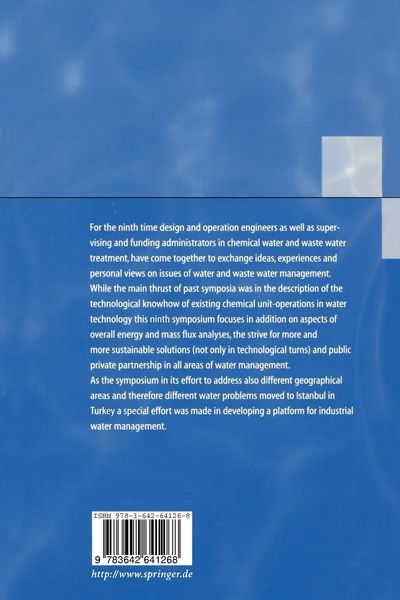 Produktbild: Chemical Water and Wastewater Treatment VI