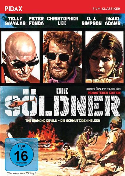 Produktbild: Die S&ouml;ldner (The Diamond Devils - Die schmutzigen Helden) - Remastered Edition / Abenteuerfilm mit absoluter Starbesetzung (Pidax Film-Klassiker)