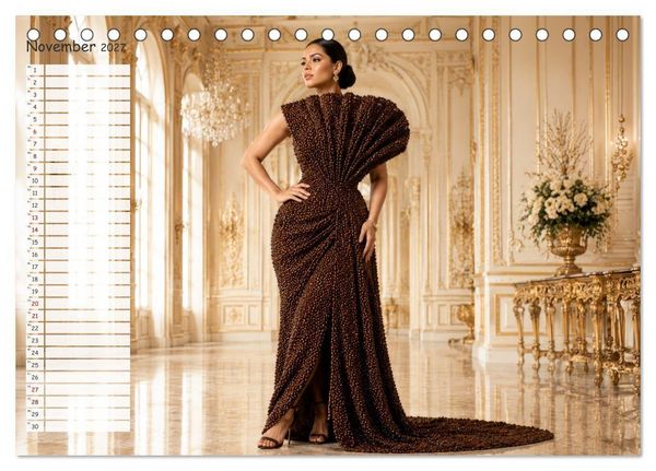 Produktbild: Caf&eacute; Couture (Tischkalender 2027 DIN A5 quer), CALVENDO Monatskalender