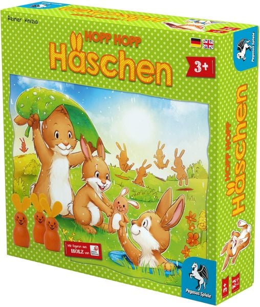 Produktbild: Pegasus - Hopp Hopp Häschen, Kinderspiel, Lernspiel