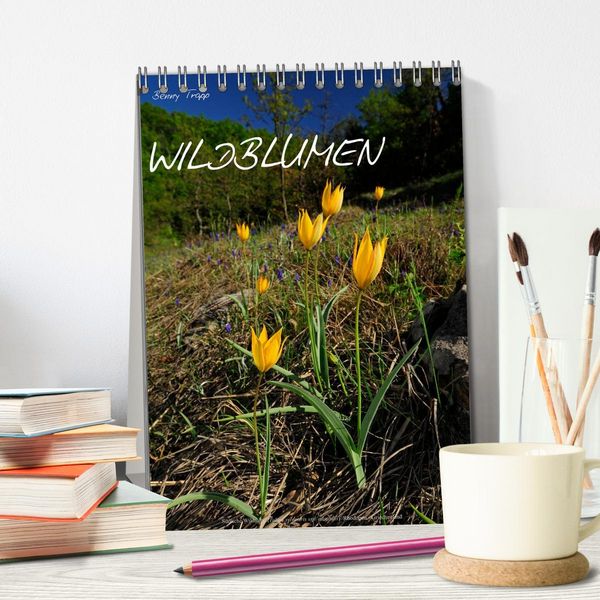 Produktbild: WILDBLUMEN (Tischkalender 2026 DIN A5 hoch), CALVENDO Monatskalender