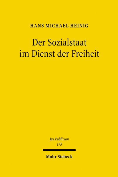 Produktbild: Der Sozialstaat im Dienst der Freiheit