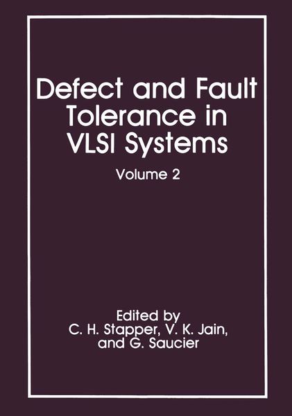 Produktbild: Defect and Fault Tolerance in VLSI Systems