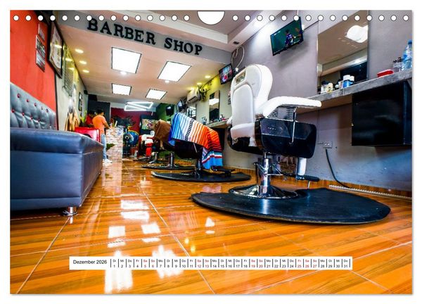 Produktbild: Friseursalons rund um den Globus (Wandkalender 2026 DIN A4 quer), CALVENDO Monatskalender