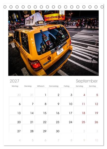 Produktbild: Tischplaner 2027 - New York Shoots (A5 Tischkalender zum Aufstellen) CALVENDO