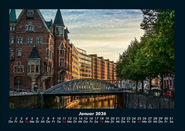 Produktbild: Hamburgs Sch&ouml;nheit 2026 Fotokalender DIN A4