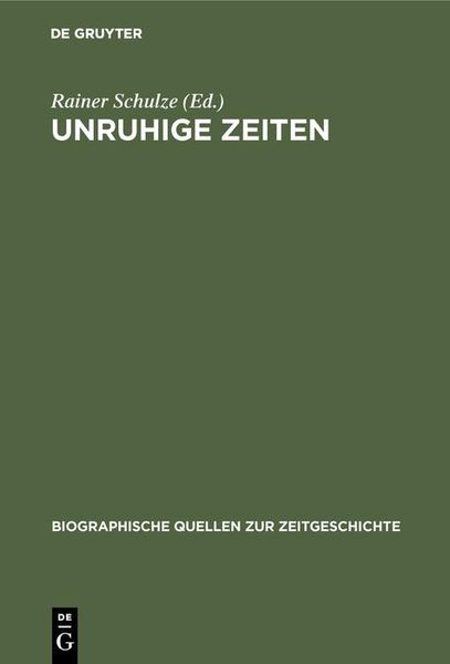 Produktbild: Unruhige Zeiten