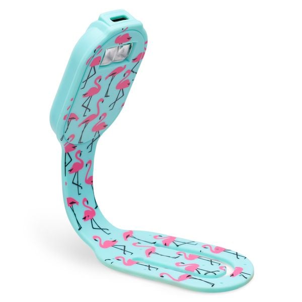 Produktbild: Flexilight RC (Flamingo) - wiederaufladbares Leselicht - 2 in 1 Leselampe & Lesezeichen - LED Leselicht - Geschenk für Leser, Buchliebhaber - Deutsche