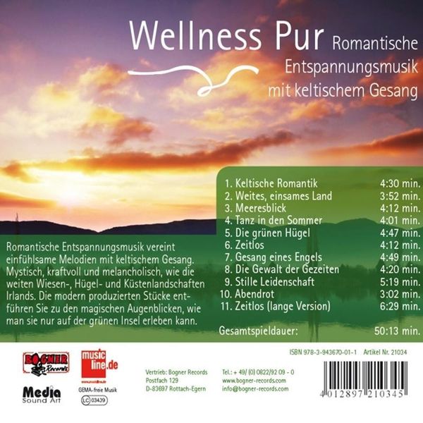 Produktbild: Romantische Entspannungsmusik-keltisch